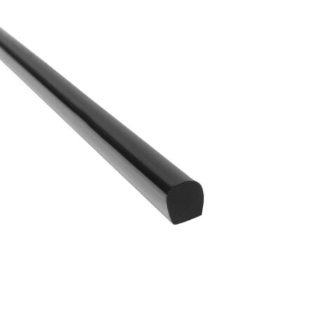 Akril vizzáró küszöb 10*10 mm 2,2 M FEKETE