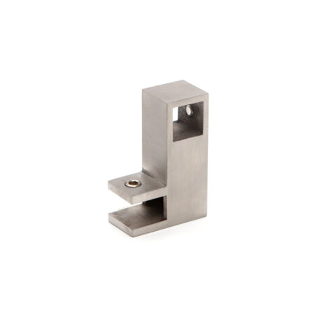 Támrúd rögzítő síküveghez 15x15mm SZÁLCSISZOLT
