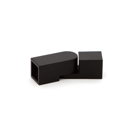 Saroktoldó 15x15mm FEKETE
