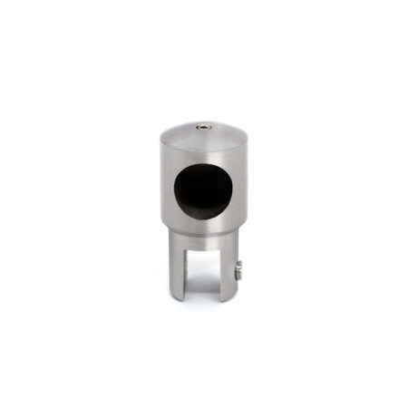 Üveg csipesz végelem 19mm csőhöz SZÁLCSISZOLT